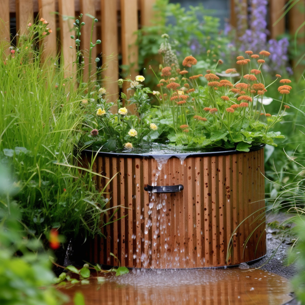 Bac de récupération d'eau de pluie